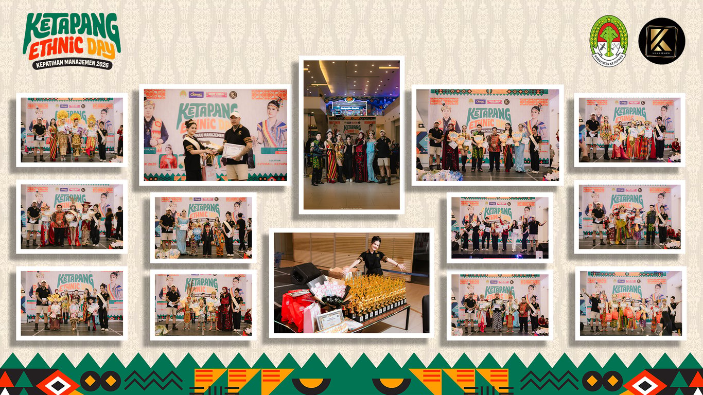 KEPATIHAN MANAJEMEN / K MANAJEMEN PECAHKAN REKOR PESERTA FASHION SHOW TERBANYAK TAHUN 2026 MELALUI “KETAPANG ETHNIC DAY 2026”