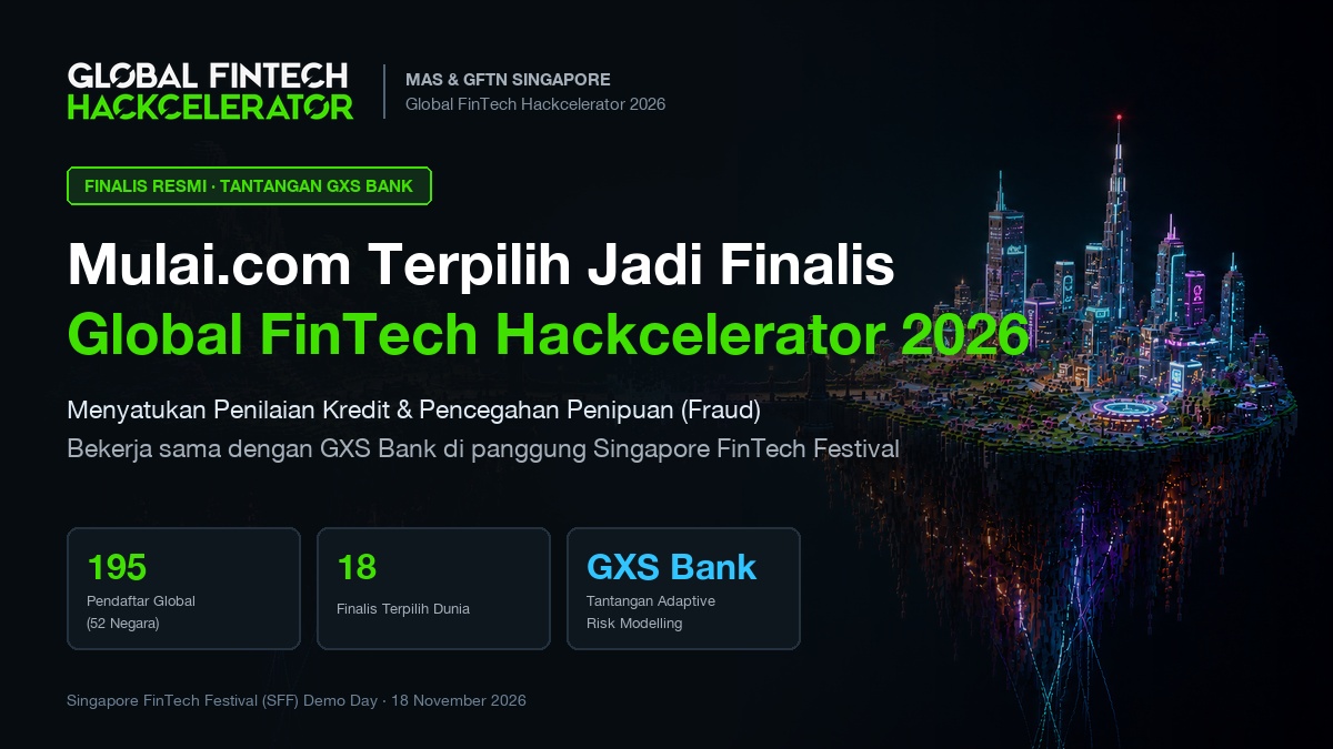 Mulai.com Terpilih Sebagai Finalis Global FinTech Hackcelerator 2026 oleh Monetary Authority of Singapore