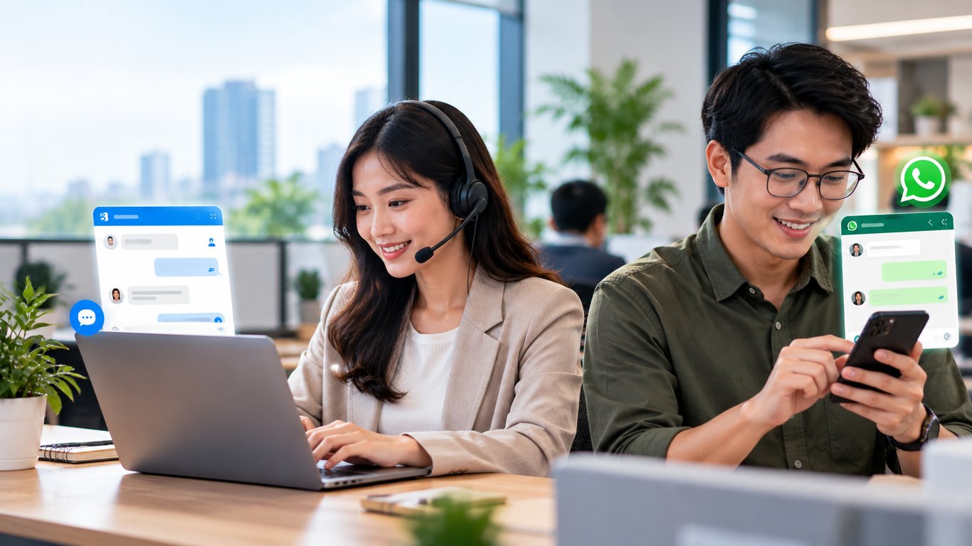 WhatsApp vs Live Chat untuk Customer Service, Mana Lebih Baik?