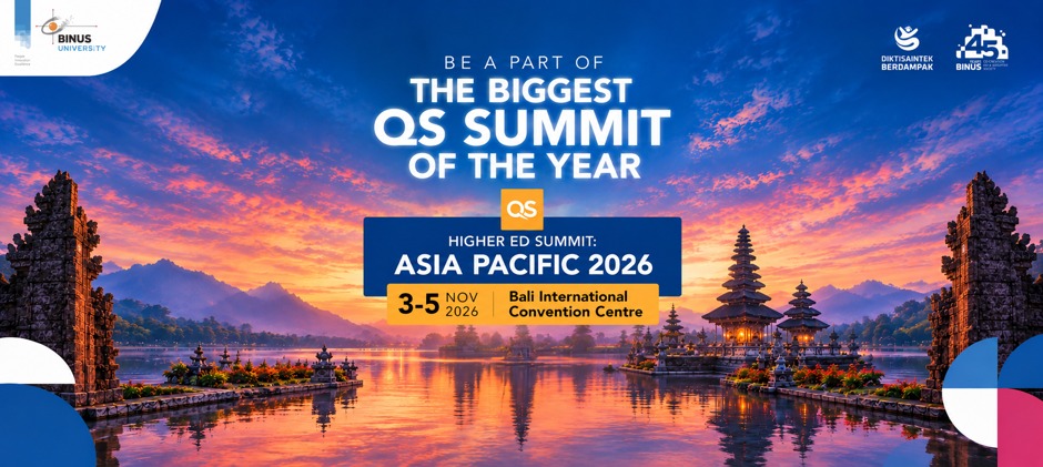 Jelang QS Higher Ed Summit: Asia Pacific 2026, BINUS University Siap Sambut Lebih dari 1.300 Delegasi Dunia di Bali Jelang QS Higher Ed Summit: Asia Pacific 2026, BINUS University Siap Sambut Lebih dari 1.300 Delegasi Dunia di Bali