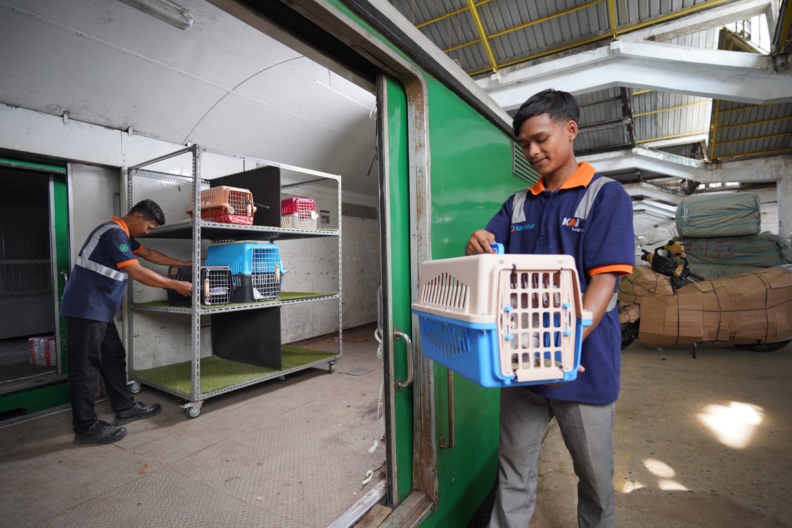 KAI Logistik Layani Lebih dari 138 Ribu Pengiriman Hewan Peliharaan hingga Triwulan III 2026, Tumbuh 19%