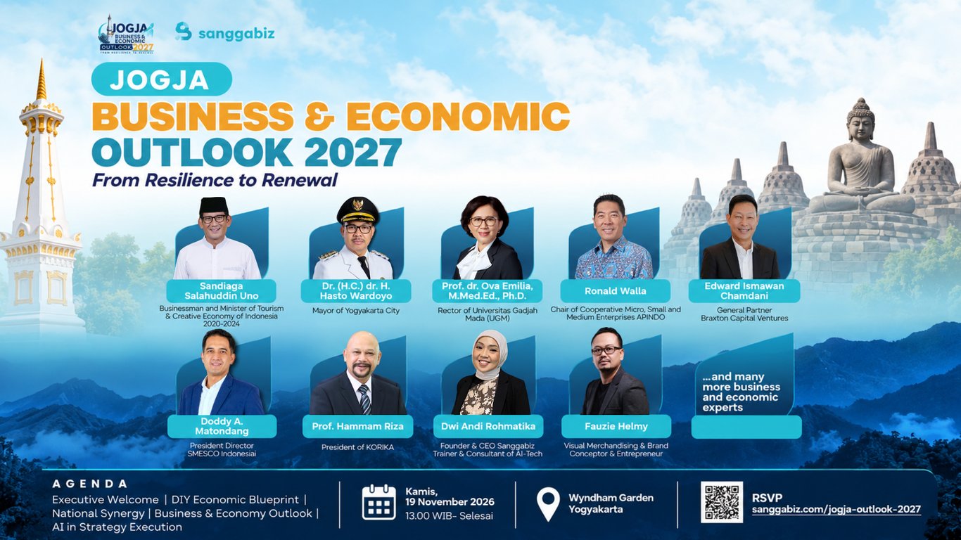 Mengorkestrasi Ekonomi dan Teknologi: Sanggabiz Siap Gelar Jogja Business & Economic Outlook (JBEO) 2027