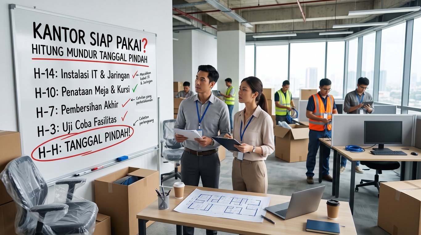 Berapa Lama Kantor Siap Pakai? Hitung Mundur dari Tanggal Pindah Berapa Lama Kantor Siap Pakai? Hitung Mundur dari Tanggal Pindah