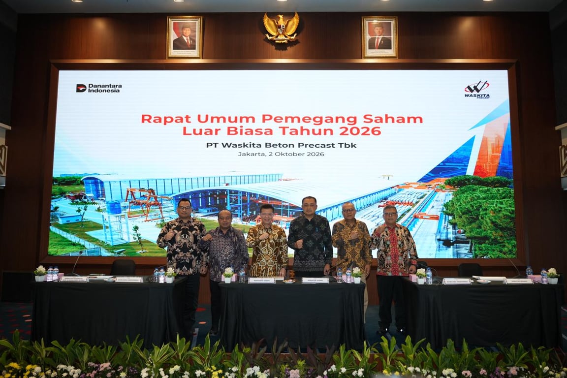 RUPSLB 2026 Waskita Beton Precast, Setujui Delegasi Kewenangan Persetujuan RJPP dan RKAP RUPSLB 2026 Waskita Beton Precast, Setujui Delegasi Kewenangan Persetujuan RJPP dan RKAP